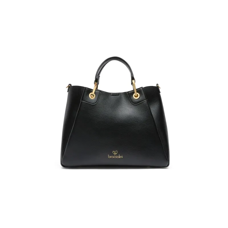 Damen-Handtasche Braccialini Amy, schwarz