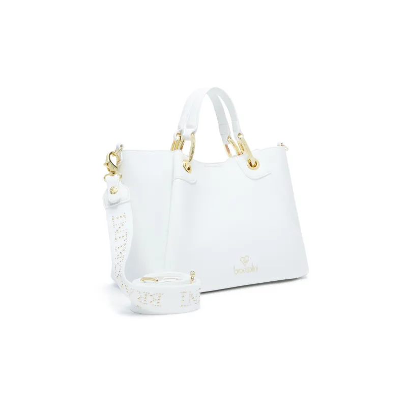 Borsa donna a mano Braccialini Amy, bianca 2
