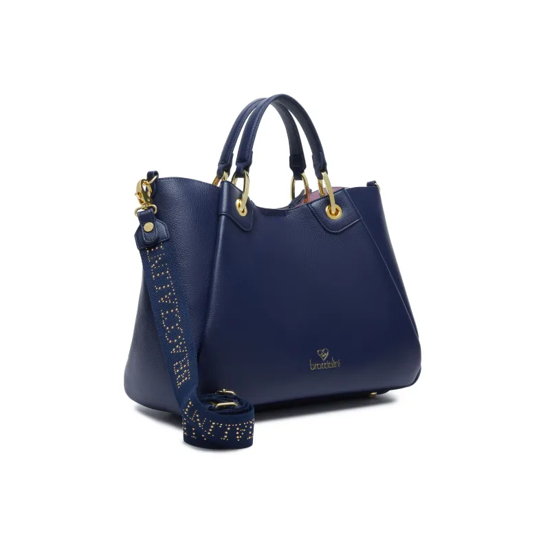 Braccialini Amy large size handbag, blue 2
