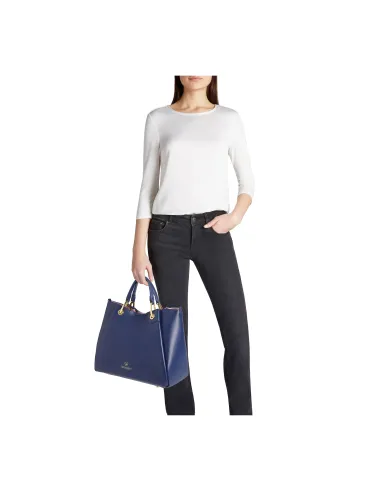 Braccialini Amy large size handbag, blue