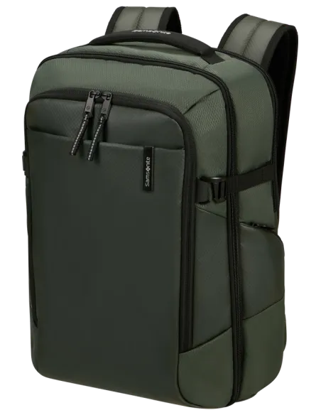 Samsonite Armox travel backpack with 15.6 laptop compartment, moss
