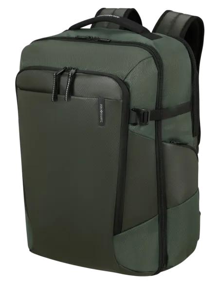 Samsonite Armox travel backpack with 17.3 laptop compartment, green