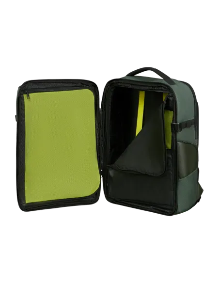 Samsonite Armox travel backpack with 17.3 laptop compartment, green