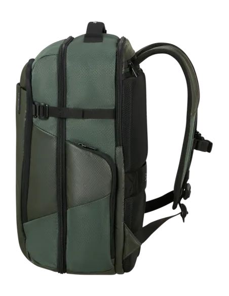 Samsonite Armox travel backpack with 17.3 laptop compartment, green