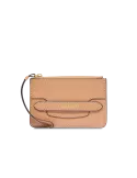 The Bridge Lucrezia coin purse with credit card slots, marzipan