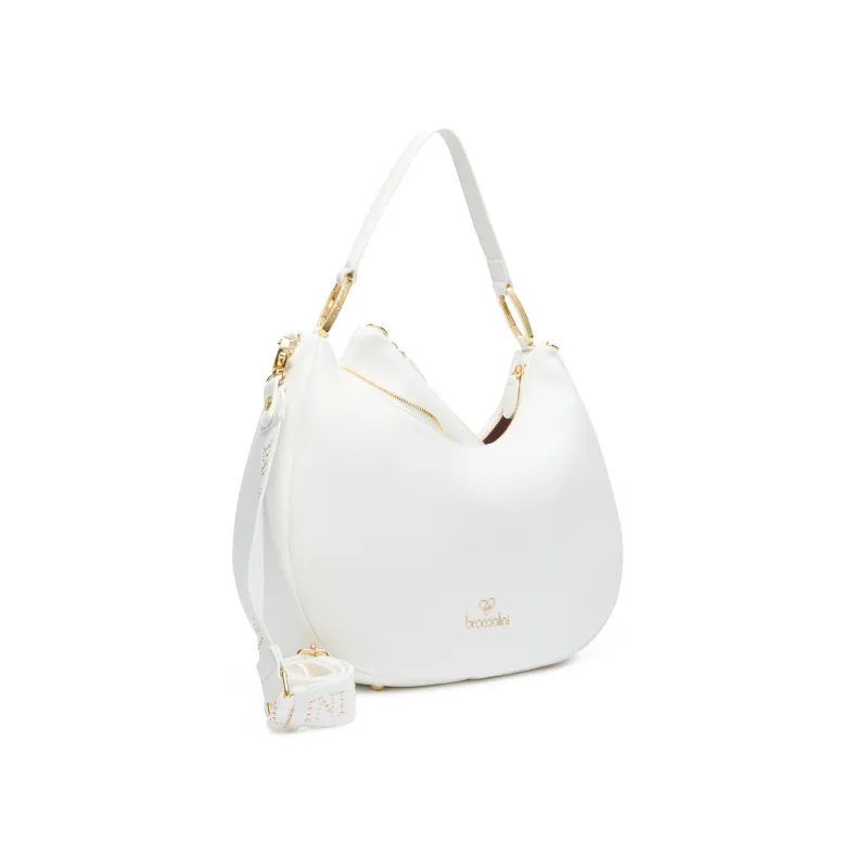 Braccialini Amy Schultertasche, weiß 2