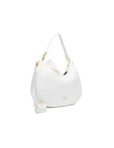 Borsa hobo Braccialini Amy, bianca