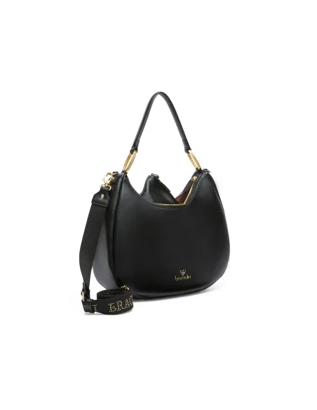Borsa hobo Braccialini Amy, nera
