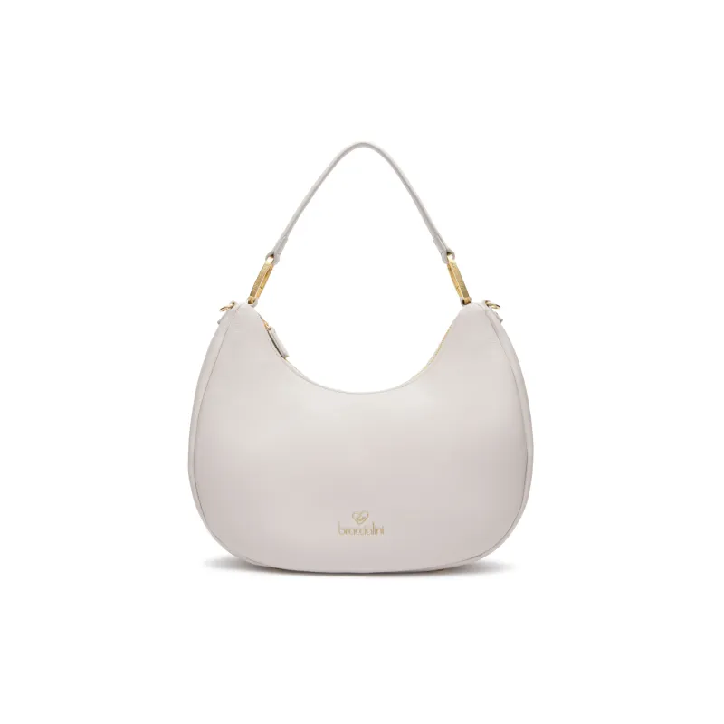 Braccialini Amy shoulder bag, light grey