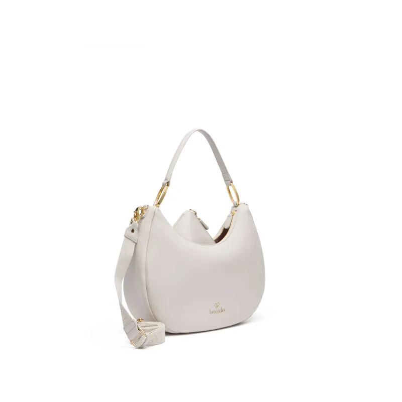 Borsa hobo Braccialini Amy, grigia 2