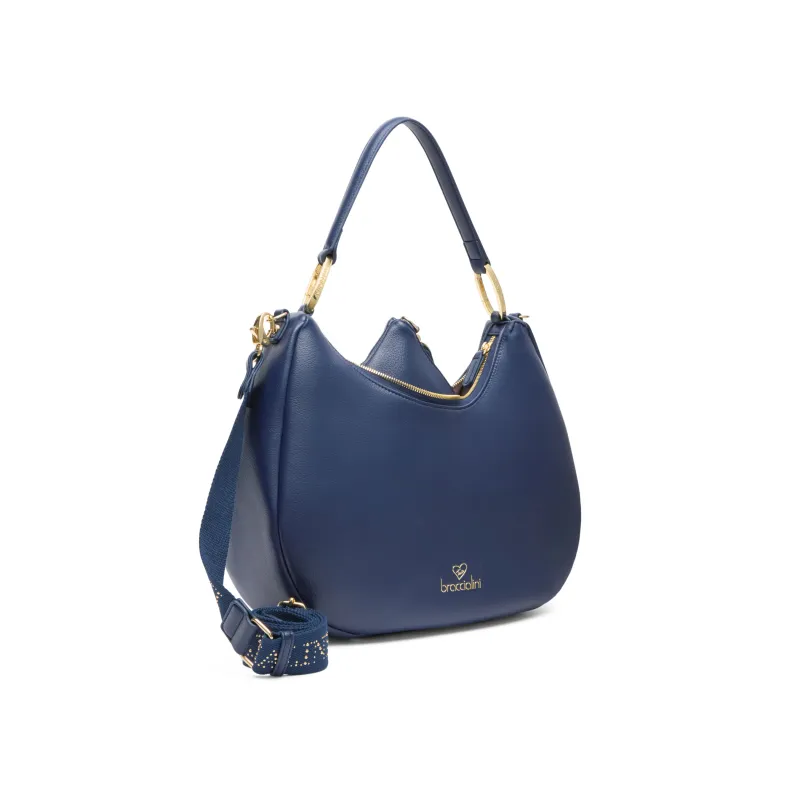 Borsa hobo Braccialini Amy, blu 2