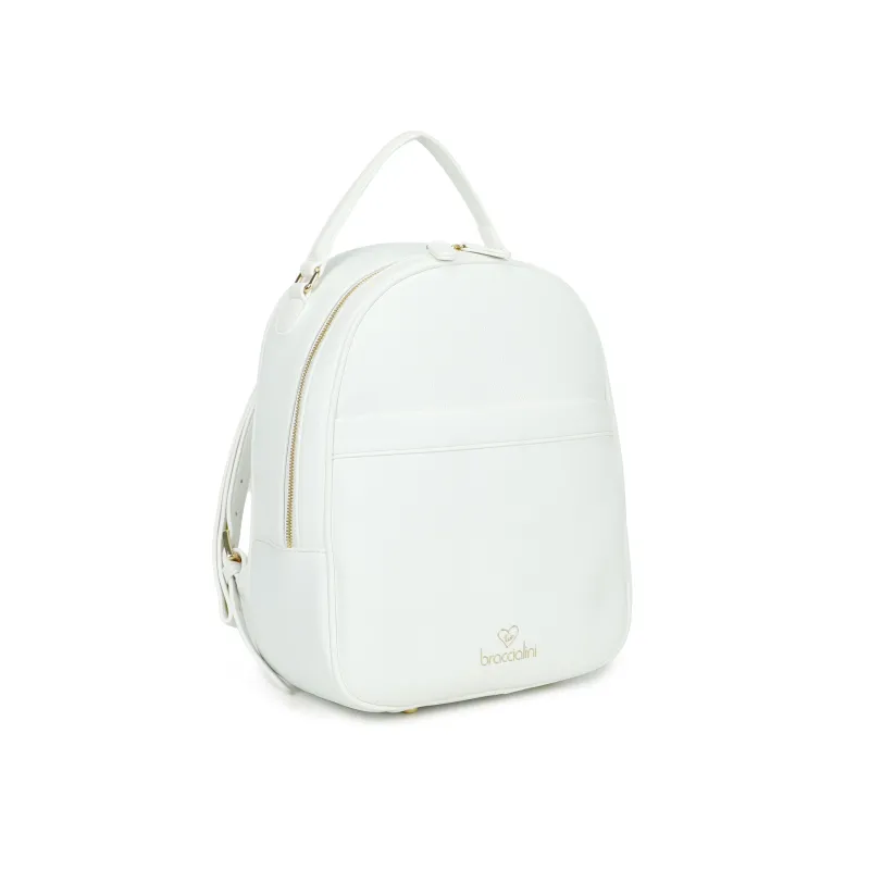 Braccialini Amy women's backpack, white 2