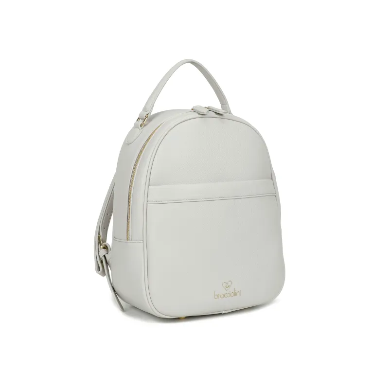 Braccialini Amy women's backpack, light grey 2