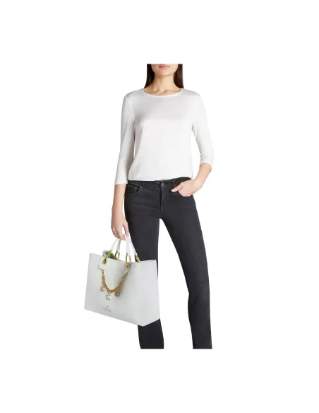 Braccialini Beth large handbag, white