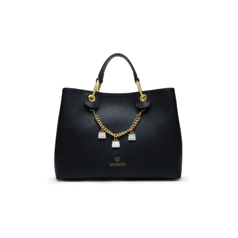 Braccialini Beth large handbag, black