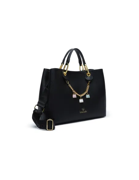 Borsa donna Braccialini Beth grande, nera