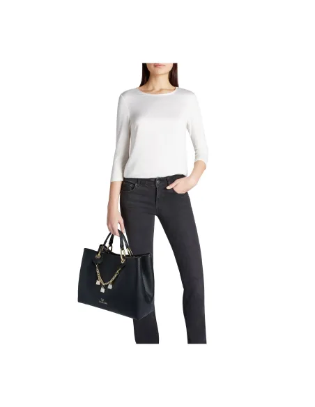 Borsa donna Braccialini Beth grande, nera