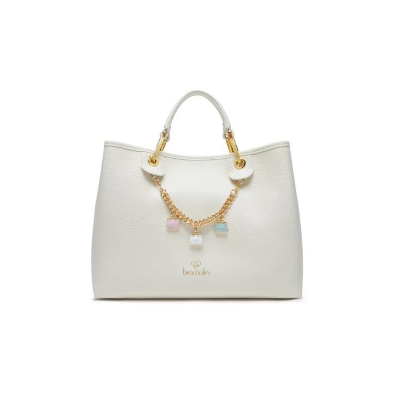 Braccialini Beth large handbag, beige