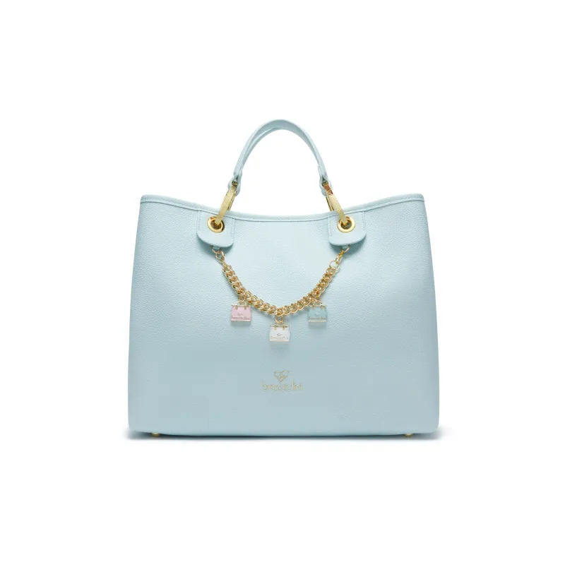 Braccialini Beth large handbag, light blue