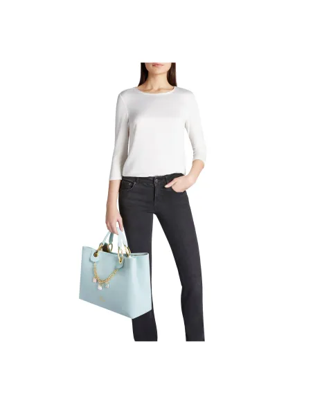 Braccialini Beth large handbag, light blue