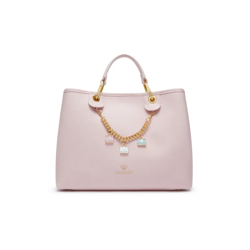 Borsa donna Braccialini Beth grande, rosa