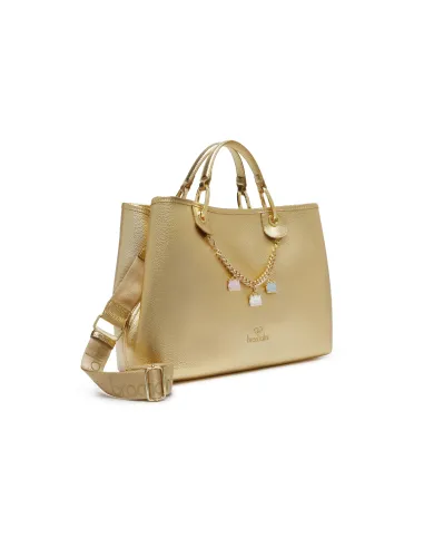 Borsa donna Braccialini Beth grande, oro