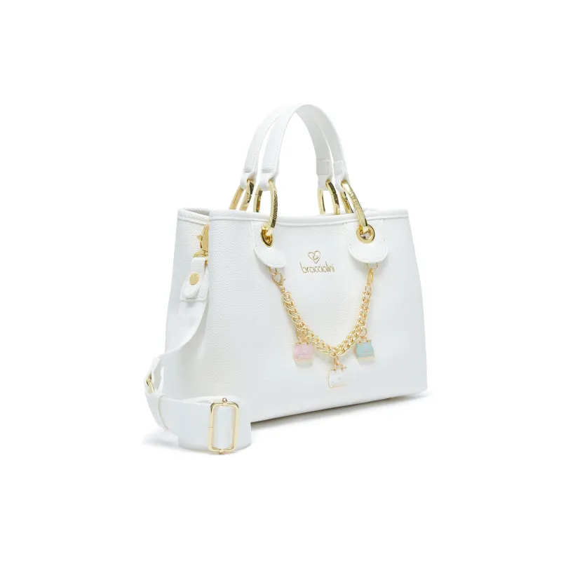 Braccialini Beth small handbag, white 2