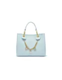 Borsa due manici media Braccialini Beth, celeste