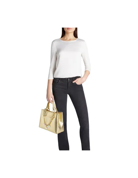 Braccialini Beth small handbag, gold