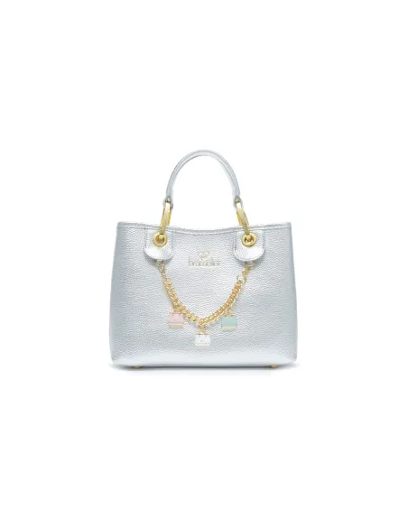 Braccialini Beth small handbag, silver