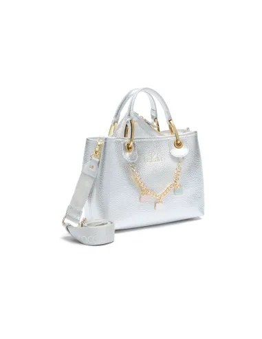 Braccialini Beth small handbag, silver