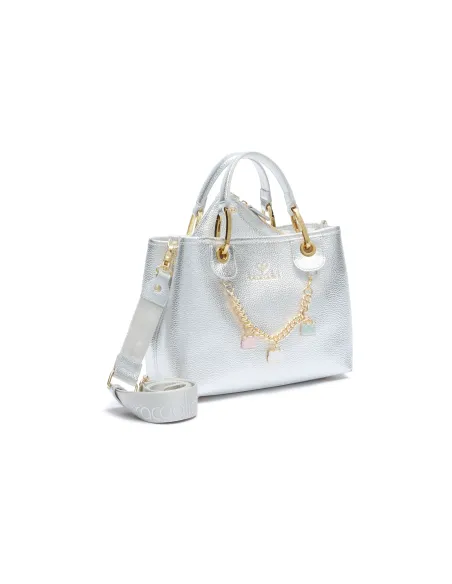 Braccialini Beth small handbag, silver