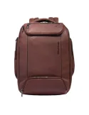 Zaino porta pc da 15,6 in pelle Piquadro Cronus con cinghia pettorale, marrone