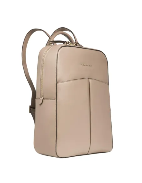 Piquadro Ashley Damen-Rucksack aus Leder, rosa