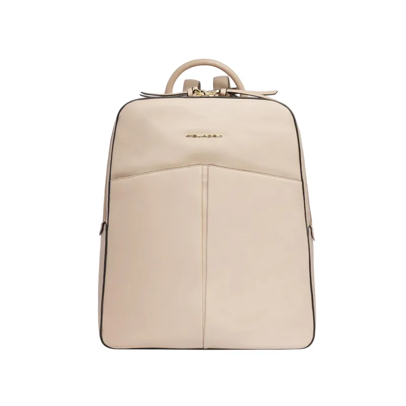 Zaino donna in pelle con porta pc da 15,6 Piquadro...