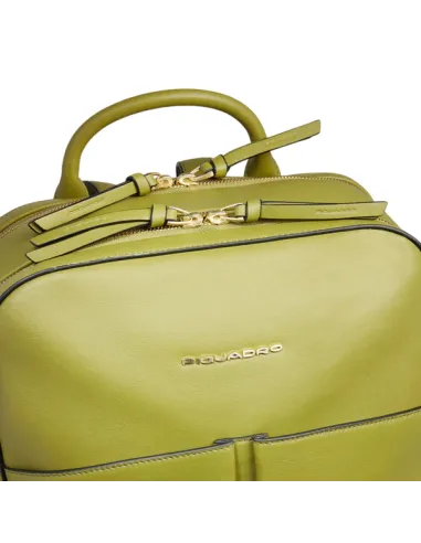 Zaino donna in pelle con porta pc da...