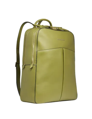 Zaino donna in pelle con porta pc da...