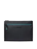 Piquadro C2OW iPad®Pro 12.9 waterproof fabric pouch, black
