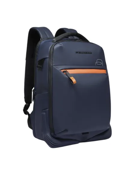 Piquadro C2OW under-seat laptop and iPad® backpack, blue