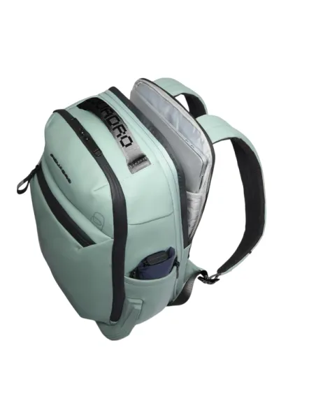 Piquadro C2OW Untersitz-Reiserucksack, aquamarin