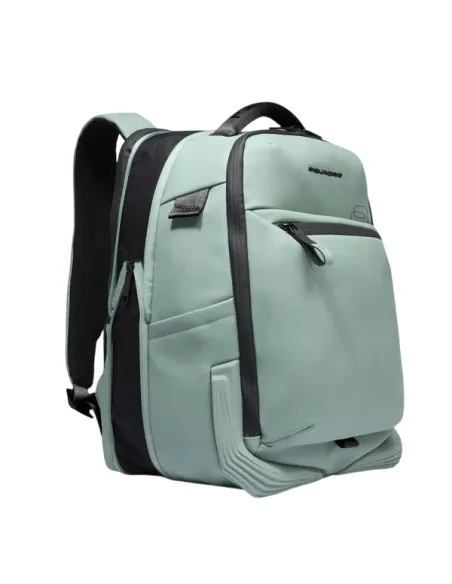 Piquadro C2OW Untersitz-Reiserucksack, aquamarin