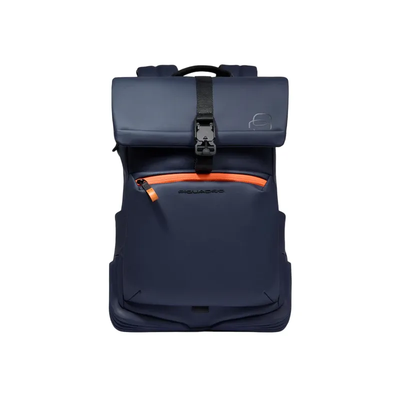 Piquadro C2OW small waterproof 14 laptop backpack, blue