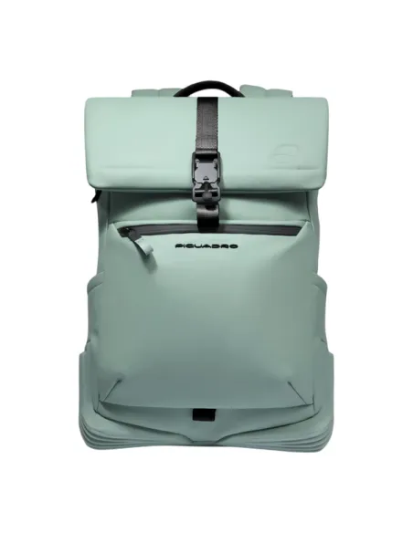 Piquadro C2OW kleiner wasserdichter 14 Laptop-Rucksack, aquagrün