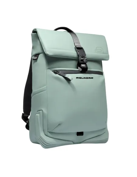 Piquadro C2OW kleiner wasserdichter 14 Laptop-Rucksack, aquagrün