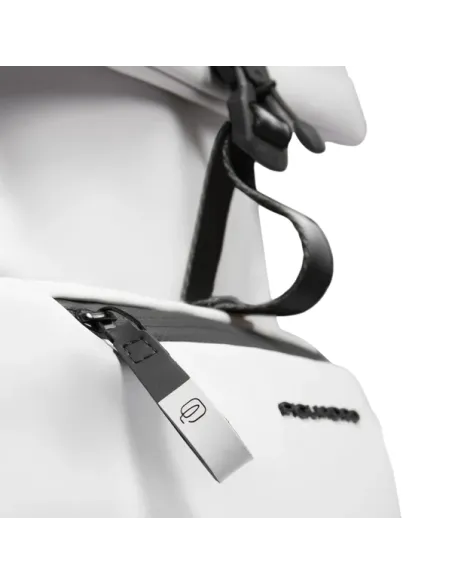 Piquadro C2OW kleiner wasserdichter 14 Laptop-Rucksack, weiß