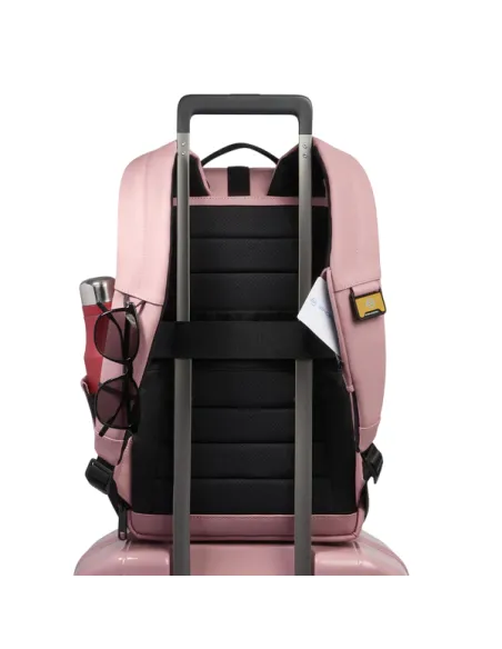 Piquadro C2OW kleiner wasserdichter 14 Laptop-Rucksack, rosa
