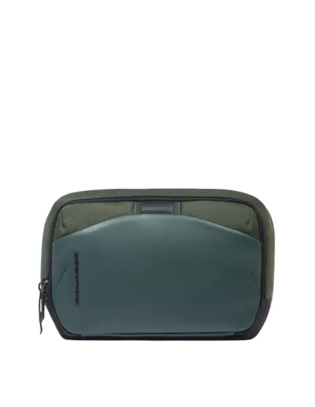 Piquadro Stoff und veganes Leder beauty, grün