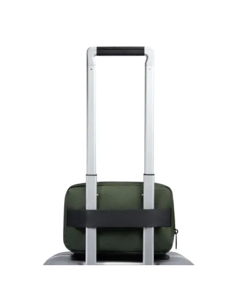 Piquadro Stoff und veganes Leder beauty, grün