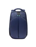 Zaino porta PC 14 con 2 comparti in tessuto e pelle vegana Piquadro, blu