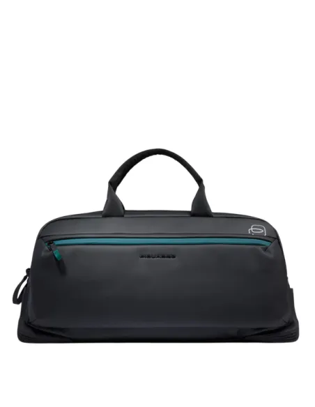 Piquadro C2OW Reisetasche aus undurchlässigem Stoff, schwarz